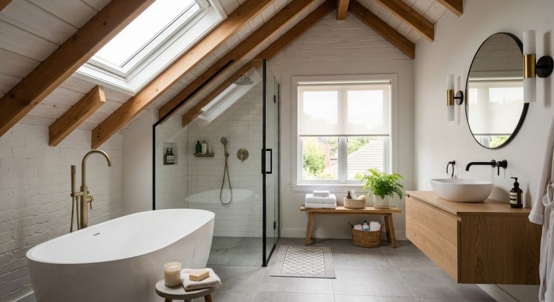 Attic Bathroom Remodeling in Bryn Mawr, PA
