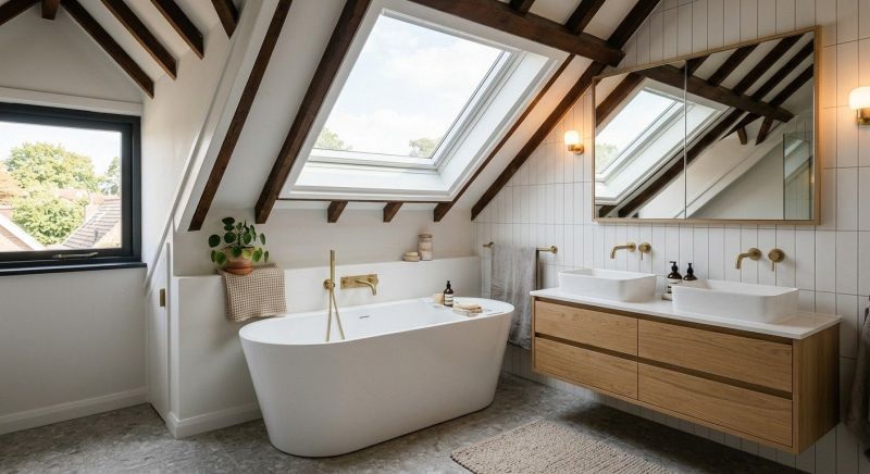 Attic Bathroom Remodeling in Bryn Mawr, PA
